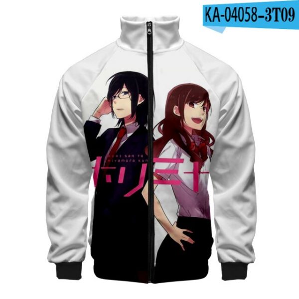 Anime Horimiya 3D Stand Collar Zip Jacket Men Women Long Sleeve Sweatshirt Spring and Autumn Harajuku 1.jpg 640x640 1 - Anime Jacket