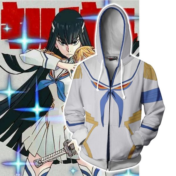 Kiryuuin Satsuki Hoodie Cosplay KILL la KILL Cosplay Sweatshrit Man Woman fashion Costume Anime Jacket Coat - Anime Jacket