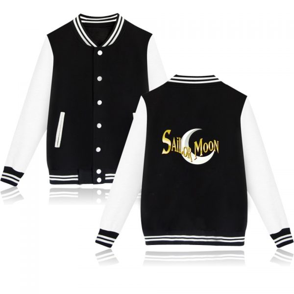 Popular Women men Sweatshirt Jackets Coat Jacket Sailor Moon Baseball Jackets Anime Winter Kpop Jackets Clothes - Anime Jacket