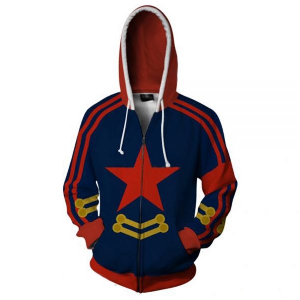 Tengen Toppa Gurren Lagann Hoodie 3D Print Sweatshirt Hoode Hoodie Jacket Zipper Up Pullover - Anime Jacket