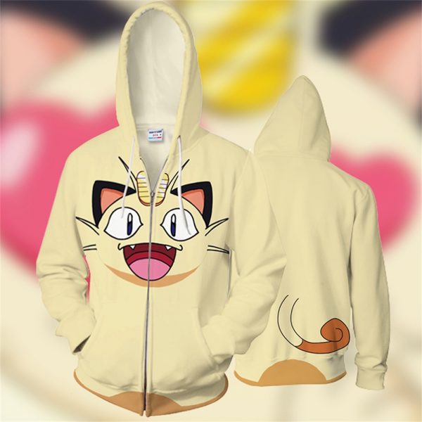 Pokemon Hoodies Kids Coats Pikachu Spring Autumn Outerwear Boys Hooded Sweatshirt Clothes Children Long Sleeve Pullover - Anime Jacket