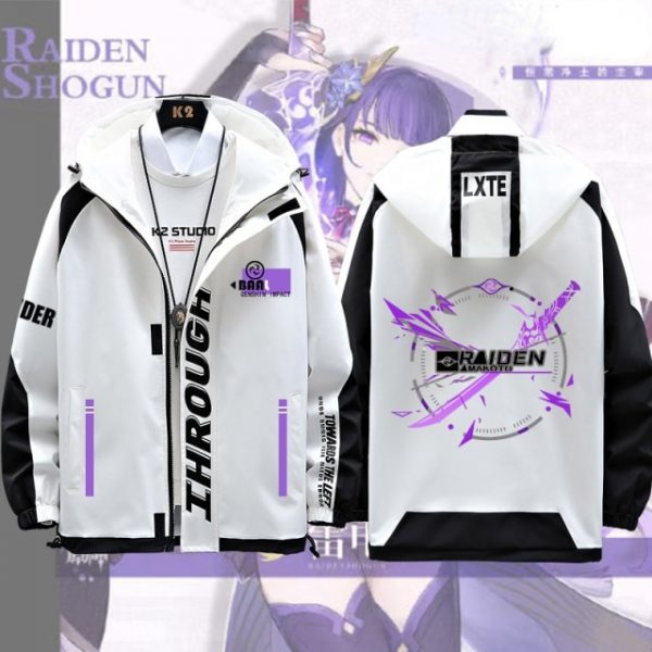 Genshin Impact Baal Raiden Shogun Long Sleeve Jacket Coat Fashion Cool Unisex Hoodie Zipper Hooded Sweatshirt 3.jpg 640x640 3 - Anime Jacket