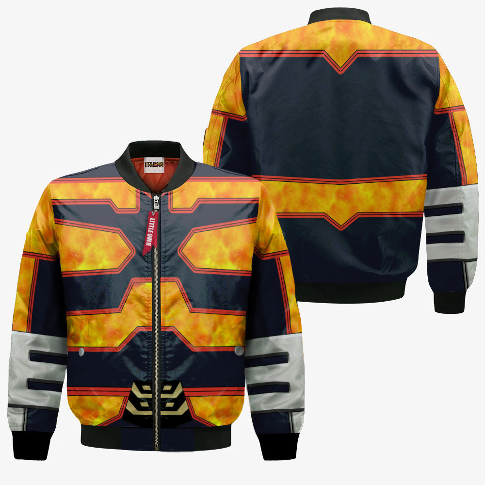 Enji Todoroki Bomber Anime Jacket My Hero Academia LH2511 | Anime Jacket