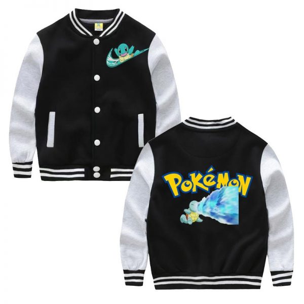 Pokemon Children All match Jacket Anime Cartoons Pikachu Charizard Baseball Uniform Coat TAKARA TOMY Peripheral Tops 1000x1000 1 - Anime Jacket