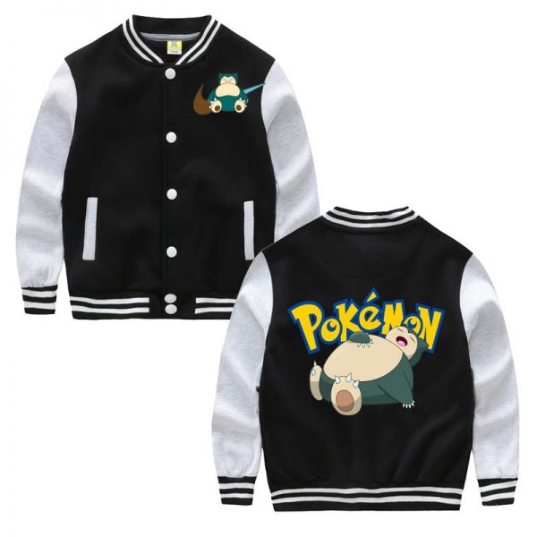 Pokemon Pikachu Charizard Children s Clothing All match Student All match Baseball Uniform Cotton Fleece Coat 1000x1000 3 - Anime Jacket